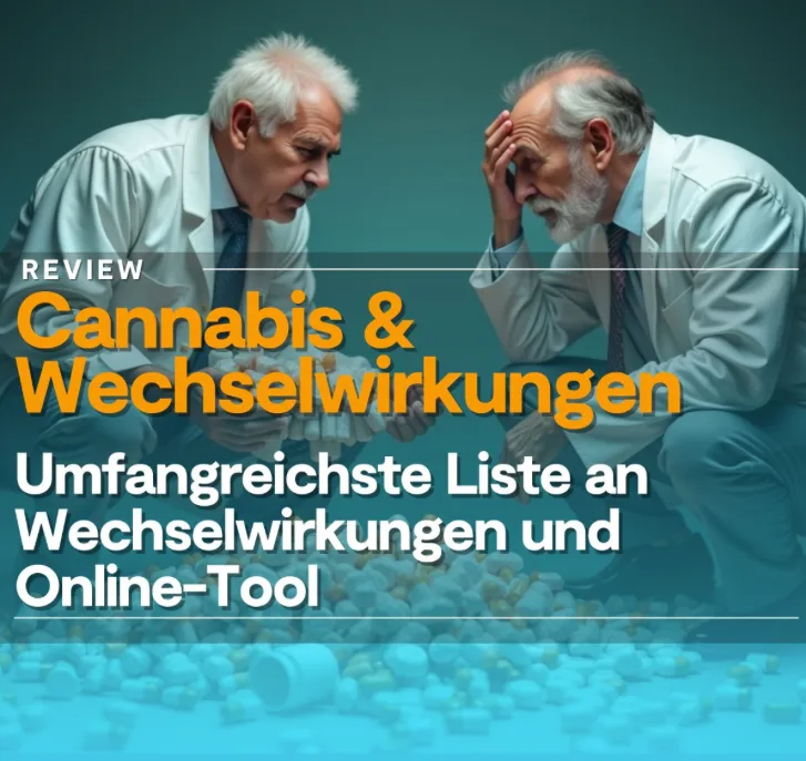 LinkedIn-Beitrag: Cannabis und Wechselwirkungen, umfangreichste Liste und Online-Tool